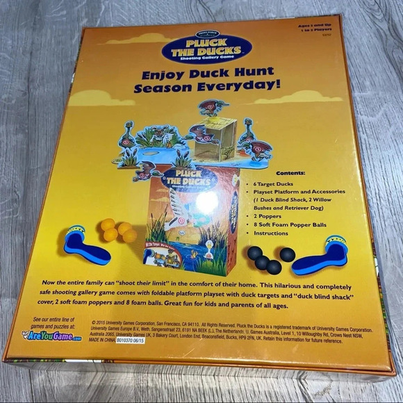PLUCK THE DUCKS SHOOTINF GALLERY GAME FOR KIDS - Picture 2 of 2